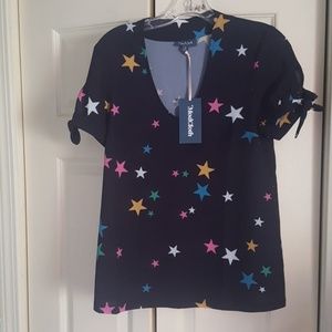 Modcloth Stars Blouse